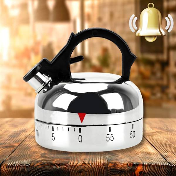 Mekanisk Æg Timer, 60 Minutters Køkken Timer Tæller, Manuel Sæt