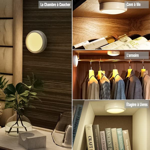 Skabslys, Trådløs 13 Farve RGB LED Natlys, LED Trappe