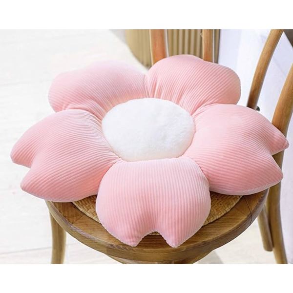 Plush Blomsterformad Barnmatta, Plysch Blomsterformad Dekoration DXGHC