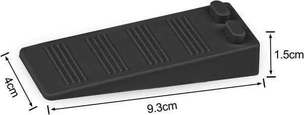 5 stk. bløde gummidørstop, Justerbar Højde Anti-Slip DXGHC