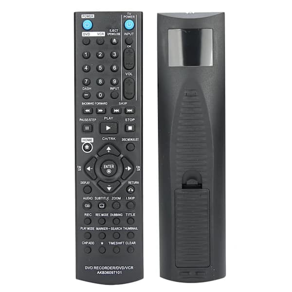 Erstatningsfjernkontroll for LG DVD/VCR/DVDR-spiller 0.1,D