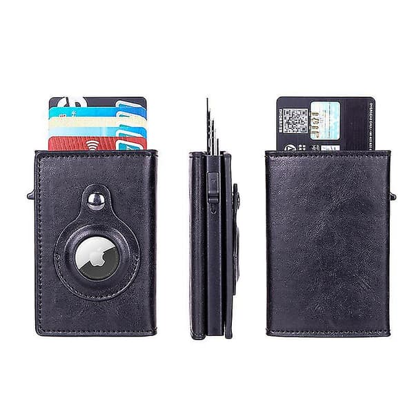 Dww-men Plånbok Anti-repa Slitstark Läder Bifold Mon DXGHC