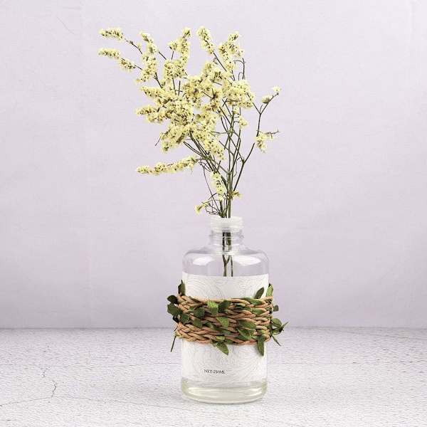 20m Naturlig Rattan Tau, Kunstig Blad Tau, DIY Kunstig Blad