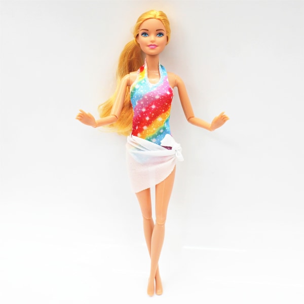30 cm docka Barbie ombytande baddräkt i ett stycke bikiniunderkläder