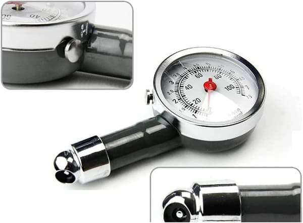 Metallisk Däcktrycksmätare Hög Noggrannhet 100 PSI / 7.5 B