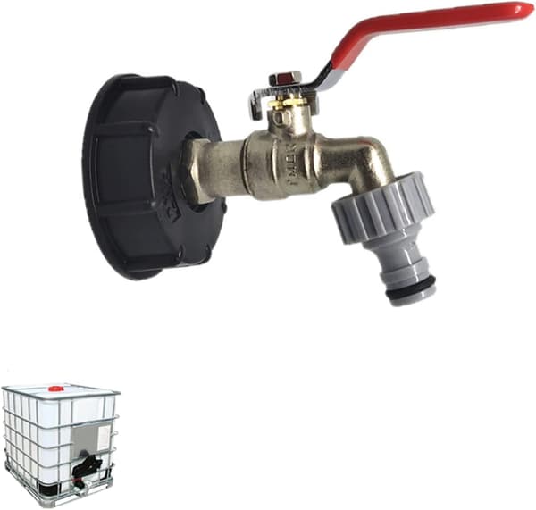 IBC-säiliön sovitin 1/2\", IBC-säiliön sovitinliitin, 1000L säiliö