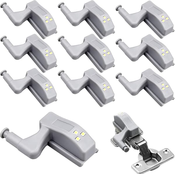 Hinge Lights Universal Skabslys White Farve 12V 23A Batteri