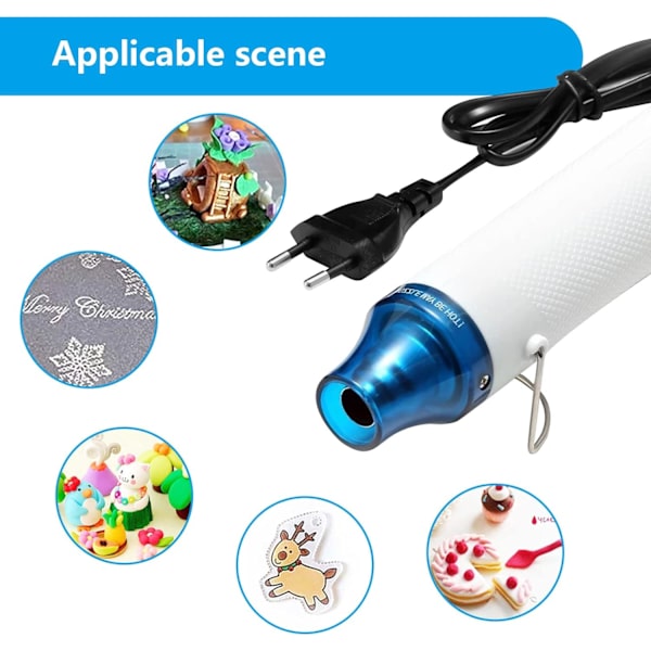 Lämpöpistooli, lämpöpistooli, lämpöpistooli, Mini Lämpöpistooli 220V 300W Prässäämiseen H