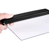 1 Svart Tablett Leselys Boklys Nattelys Lesing