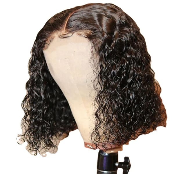 Små krøller kvinnelig hår kort hår eksplosiv hode kort hår c