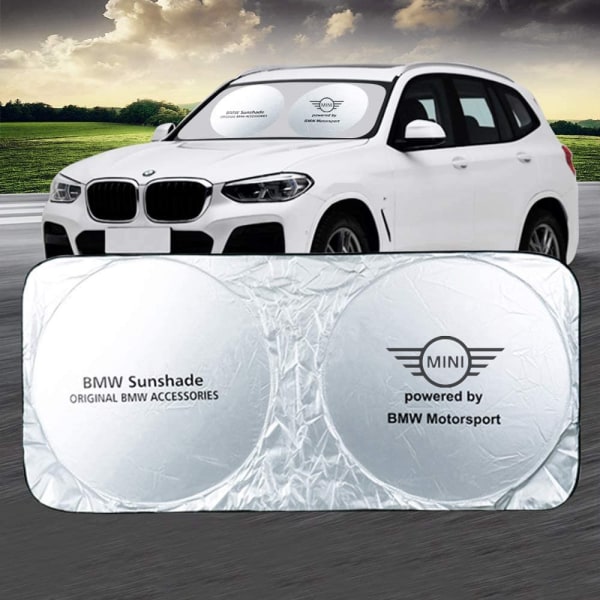 Car windshield 190T double ring folding silver folding car sunsha