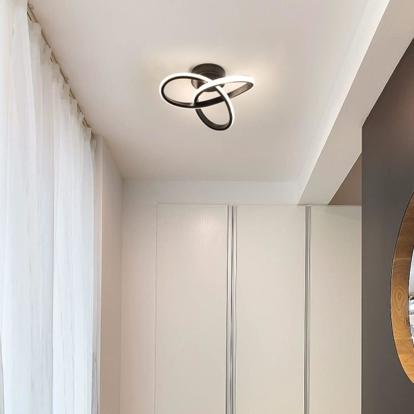 Modern LED Taklampa, Taklampa, Svart Taklampa för