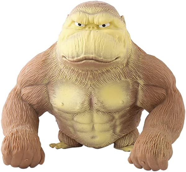 Gorilla Actionfigur, Anti-ångest Gorilla Leksak, Latex Apa Gor