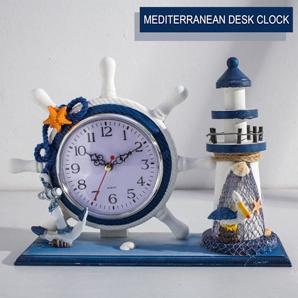 Majakan Maailmankellon Tyyli Merellinen Kello Sisustukseen DXGHC