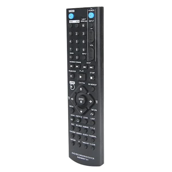 Erstatningsfjernkontroll for LG DVD/VCR/DVDR-spiller 0.1,D