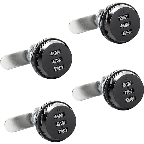 4-pack Kombinationskamlås 1-1/8 tum Cylindrisk Kombination C