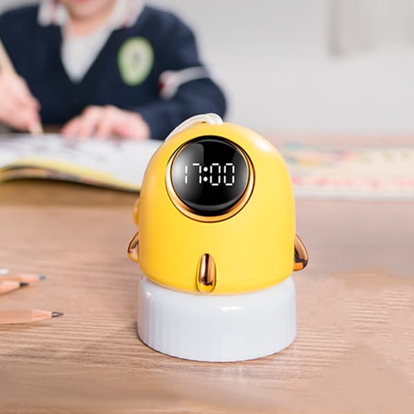 Beige natlampe til natfodring LED håndløftlampe Lys