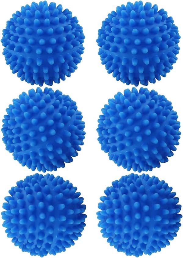 6 Vaskemaskinebolde, Tørretumblerbolde, Tørrensbolde, Vaskbolde, Tørre