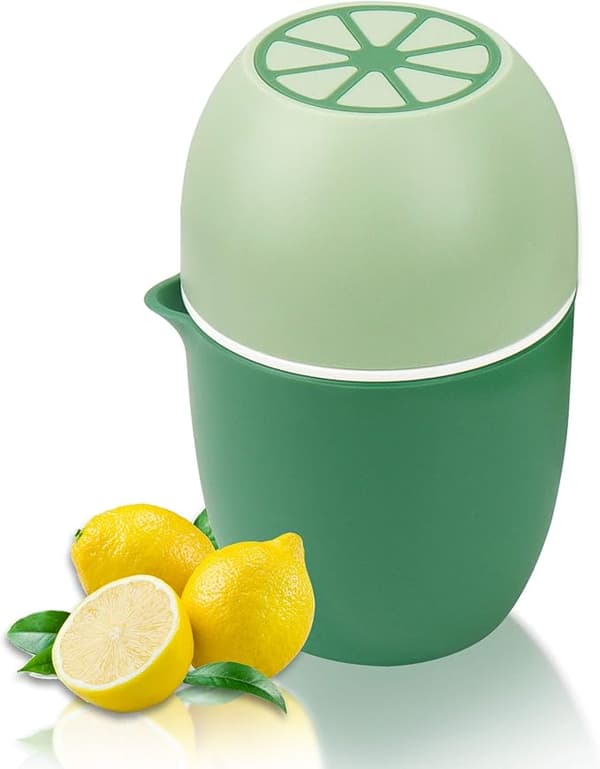 Manuell citruspress med unik citronsformad design två mod DXGHC