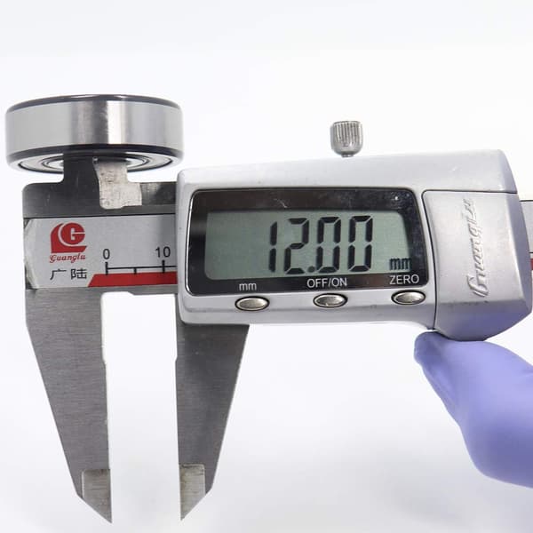 6201-2RS Kullager 12 x 32 x 10mm - Dubbla Gummiförseglingar - ABEC
