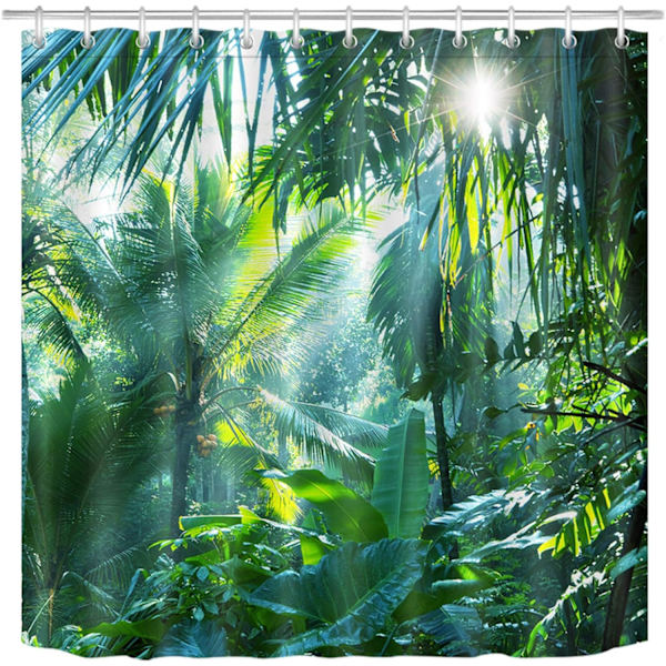 Dusjforheng i 100% polyester, muggfri og i DXGHC