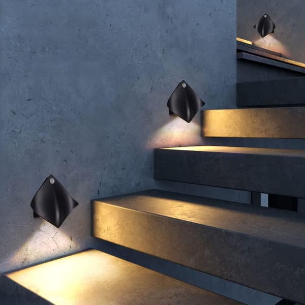 LED-vägglampa för inomhus, rörelsesensor, 3000K, batteridriven