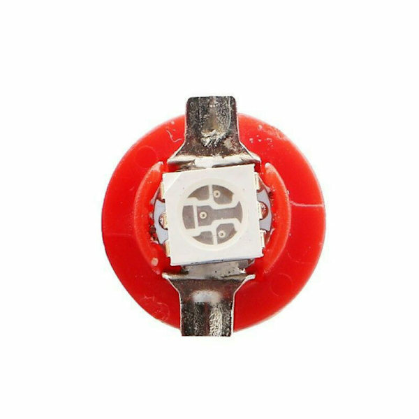 10x T5 B8.5D 5050 SMD LED-lampor för bilinstrumentbräda