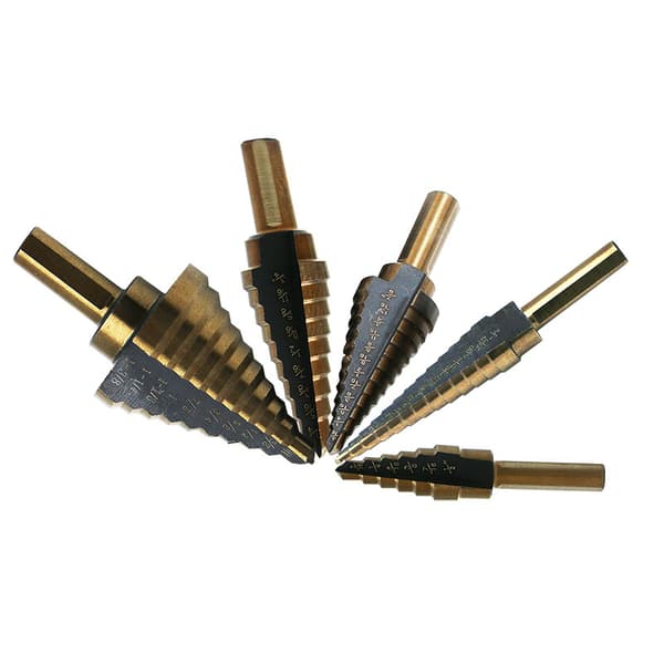 Stegborr Set 5-pack Brittisk 1/4-1-3/8\" 3/16-7/8\" 1/4-3/4\"