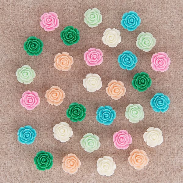 Push Pins til Korktavle - 30 stk Dekorative Push Pins med Etui, Cu
