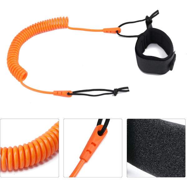 2 stycken Surf Säkerhetskoppel, SUP Surf Koppel TPU för Tavla