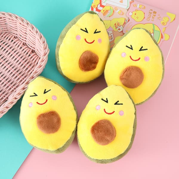 4 kpl Lemmikieläinten Simuloitu Avocado Hammaspuhdistuspalat