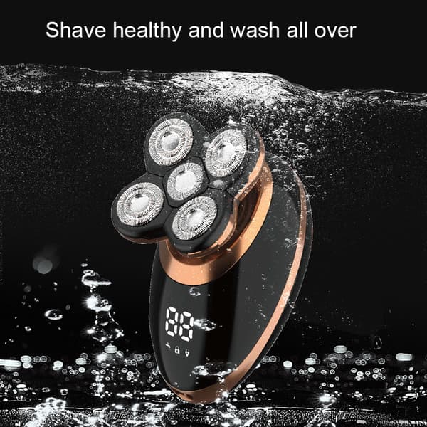 Femhovedet Multifunktionel Elektrisk Barbermaskine Smart Batteri Display