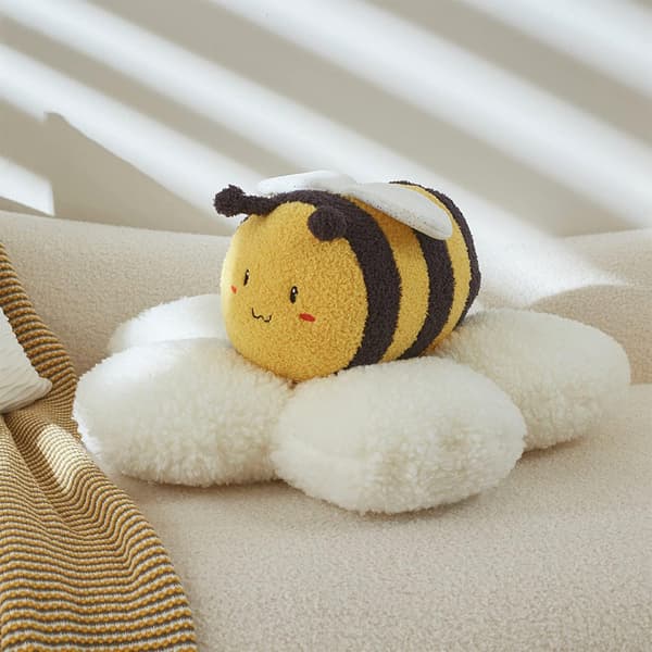 Supermyk Bie-Plushleke, Stoffdyr, 11,8 Tommer Bumble Bee Plus