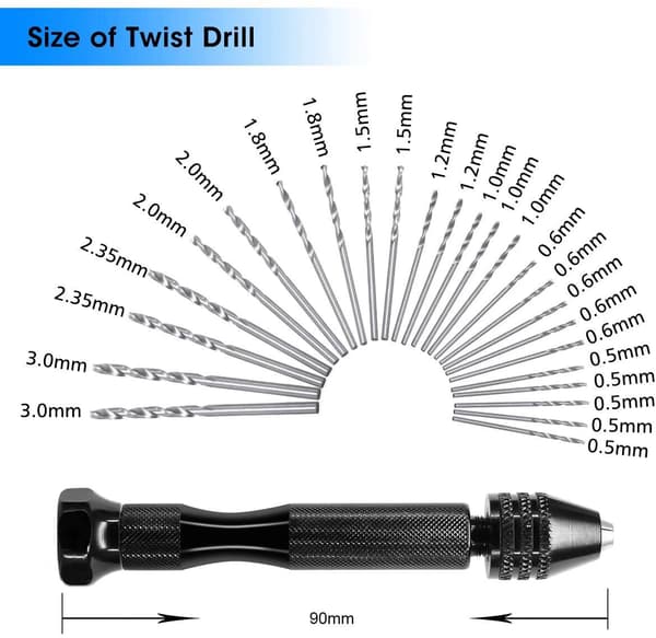 3 stk, Spiral Nitride Trinnbor, Brukes til hullkutting, DXGHC