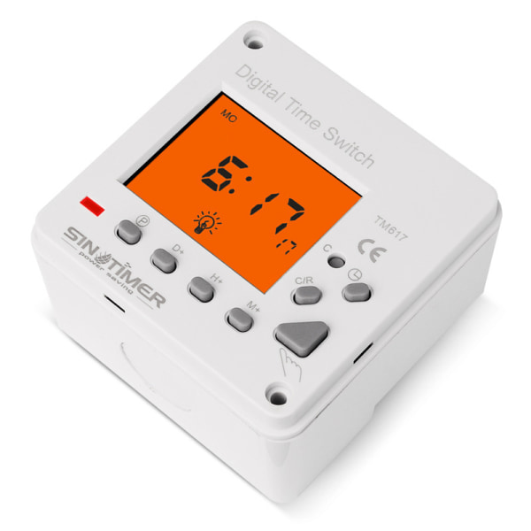Elektronisk Timer Digital Timer Programmerbar Smart Styrningsbrytare
