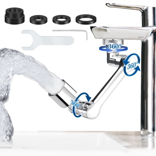 All-kobber servant med multifunksjonell universal kran 1080 grader r