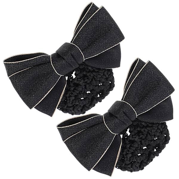 2 stycken elastiskt bowknot n tstick svart stort bowknot h rn t 923a Fyndiq