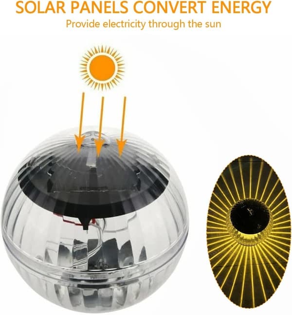 2 stk Flydende Pool Lys Solar Batteridrevet Blomster Oppustelig