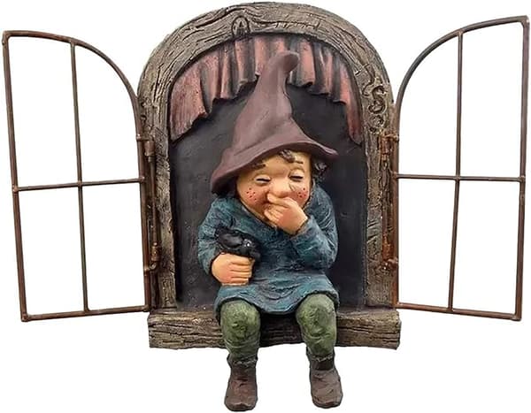Dewenwils Udendørs Havefigur Fe Havepynt, Misch DXGHC