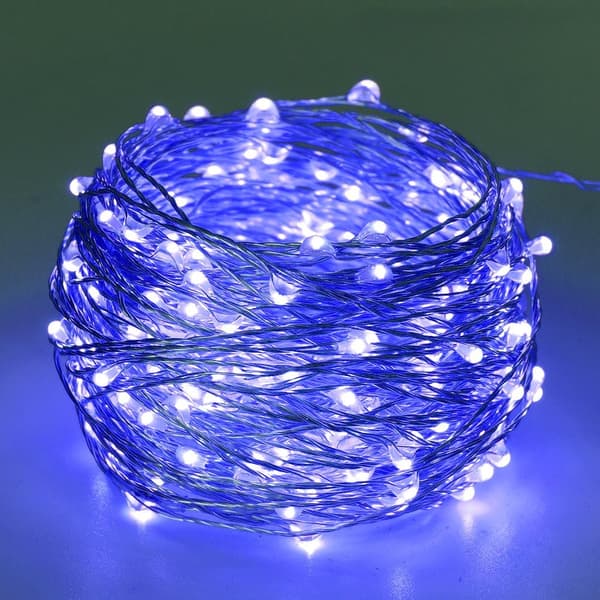 Utendørs solcelledrevne fe-lys, 200LED 22M 8 moduser IP65 vanntett