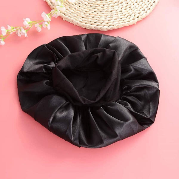 Søvnlue, 2 stykker Satin Søvnlue Elastisk Bred Bånd Søvnlue fo