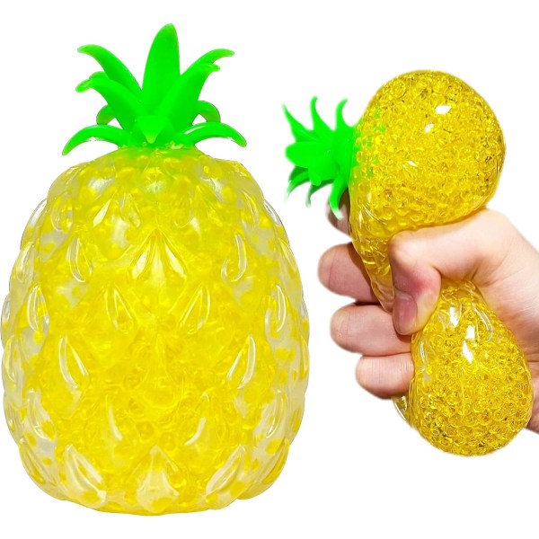 Ananas Stressboll Squishy Vattenpärlor Boll Sensorisk Fidget Leksak