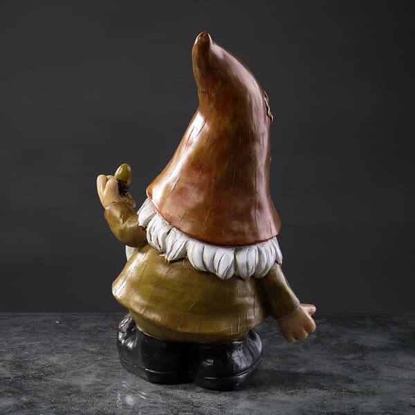 Hösttomtar Borddekor, Dekorativ Skördetomte Resinfigur
