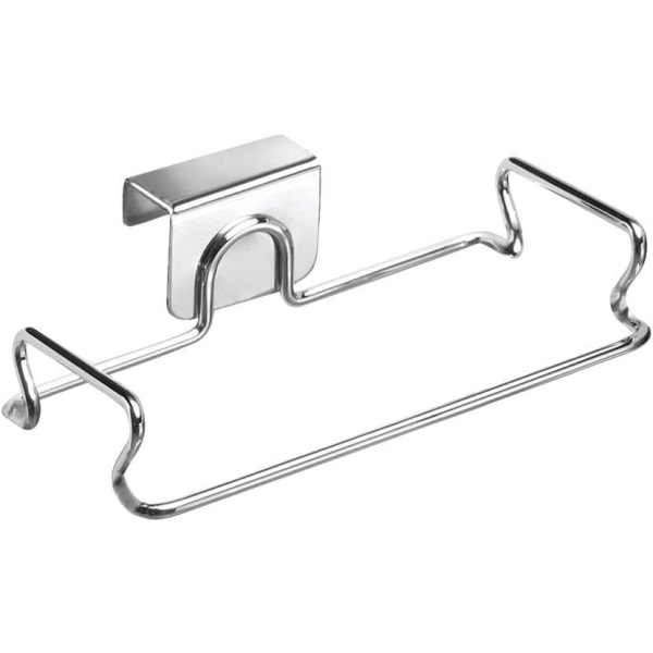 Classico Påse Dispenser, Liten Metallisk Dörrorganisatör, Silver