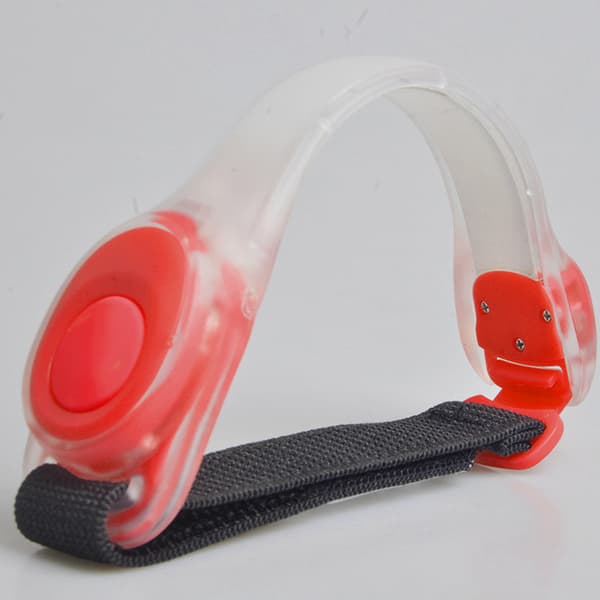 （2 st Röda） LED-Armband Säkerhetsbälte Nattlöpning Cykl