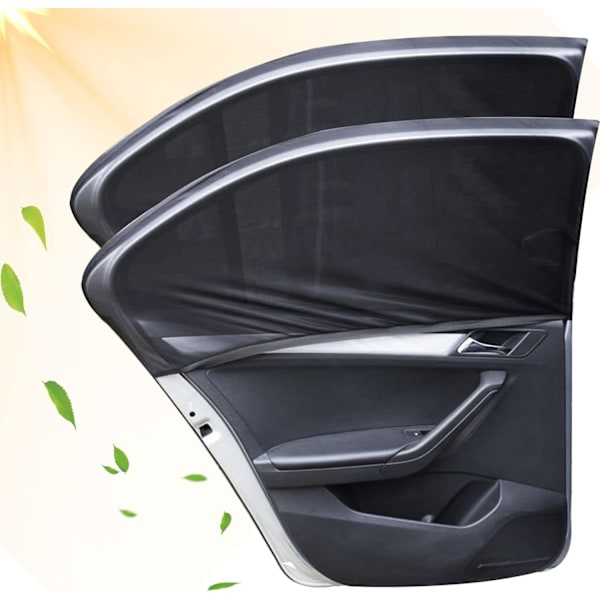 Solskydd för bilfönster, 2-pack, Solskyddssockor, Sol