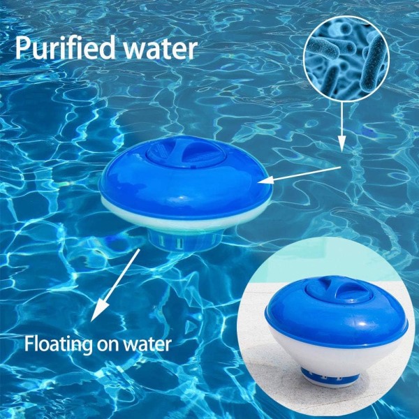 Floating Pool Dispenser, Automatisk Klorin Doserer, Klor Dispe