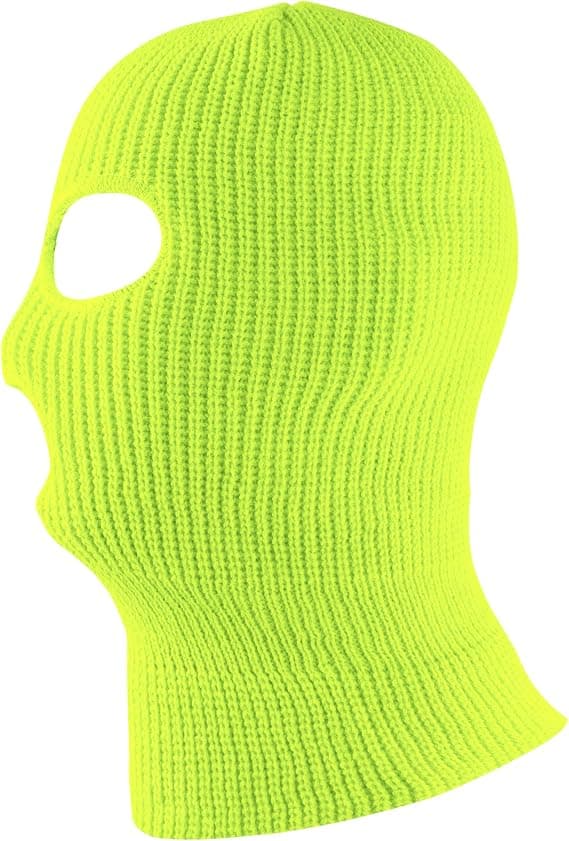 Vinterstrikket maske varm hætte til mænd og kvinder udendørs hat motor