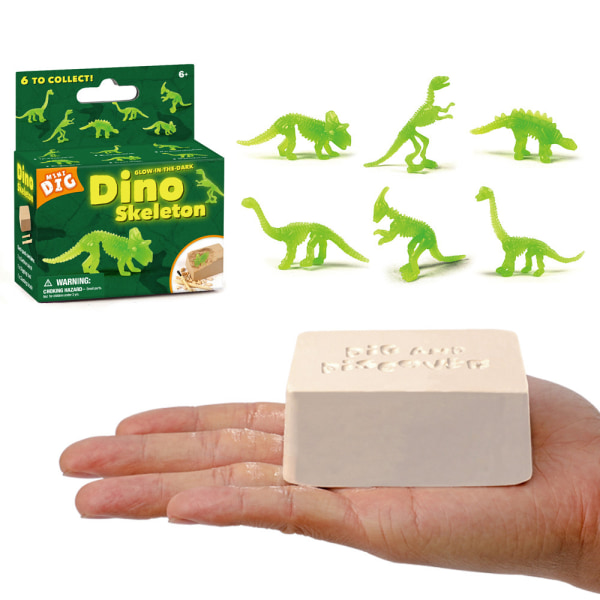 Mini dinosaur grave puslespil videnskab brætspil legetøj Jurassic g