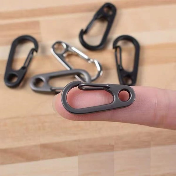 30 spennerclips, mini klatreklips flaggstangsklips, båtvinn